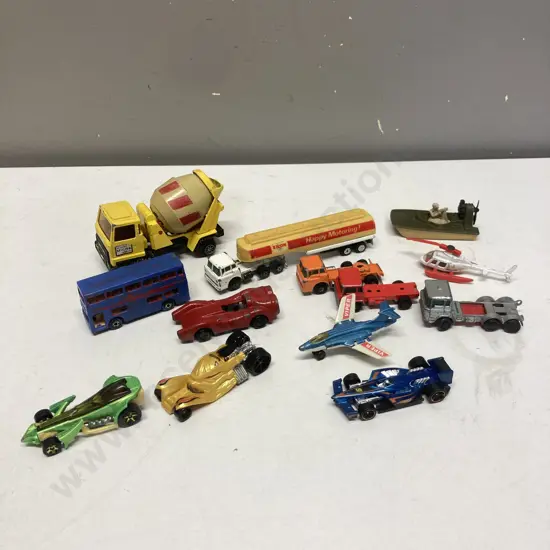 Vintage Matchbox, Corgi, Hot Wheels & (Sold with-017)